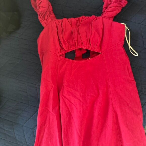 Red Free People Dress - Picture 1 of 2